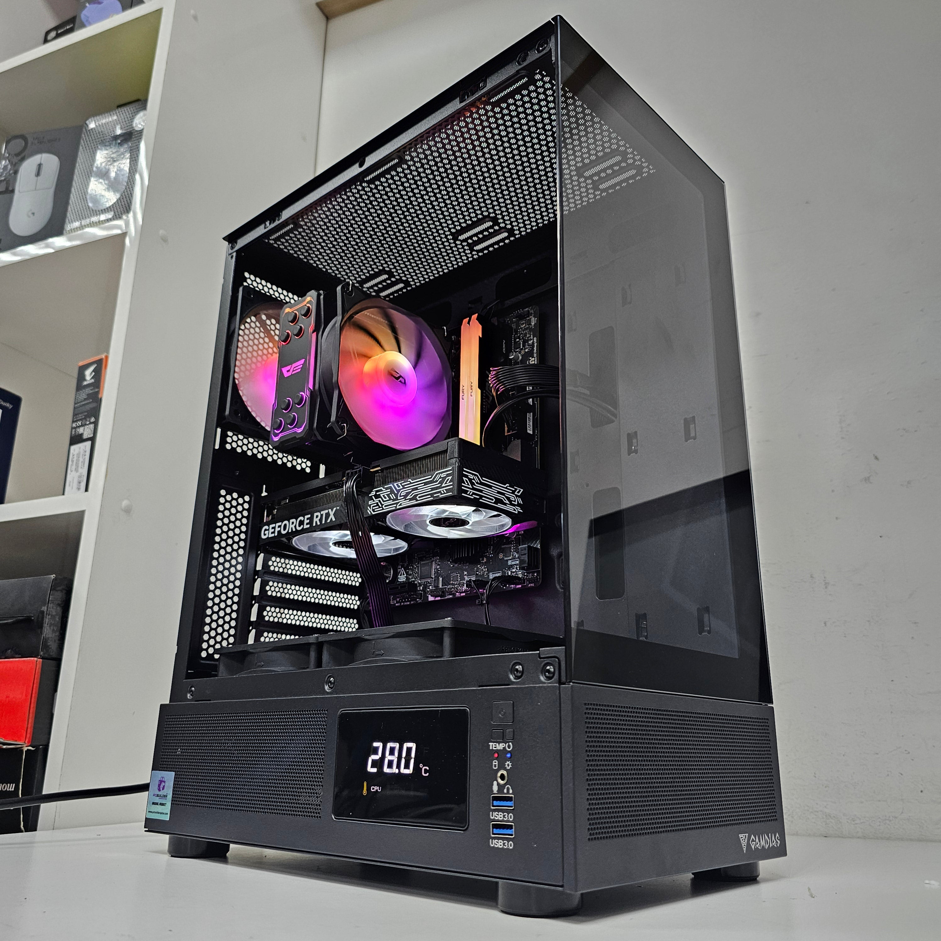 MID GAMING PC BLACK 2 - RTX 5050 CLICK OC 8GB - i5-13400F - بي سي ألعاب متوسط