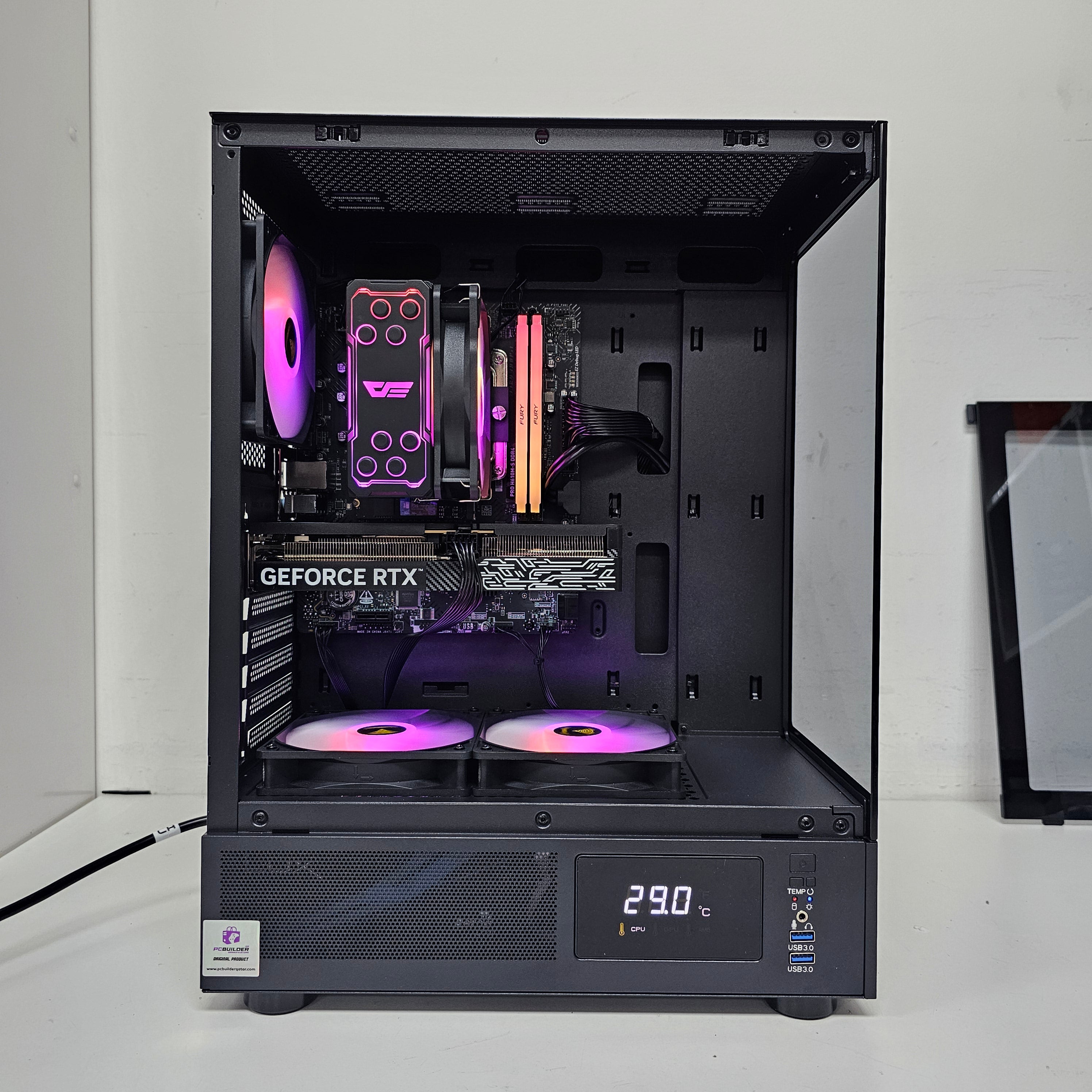 MID GAMING PC BLACK 2 - RTX 5050 CLICK OC 8GB - i5-13400F - بي سي ألعاب متوسط