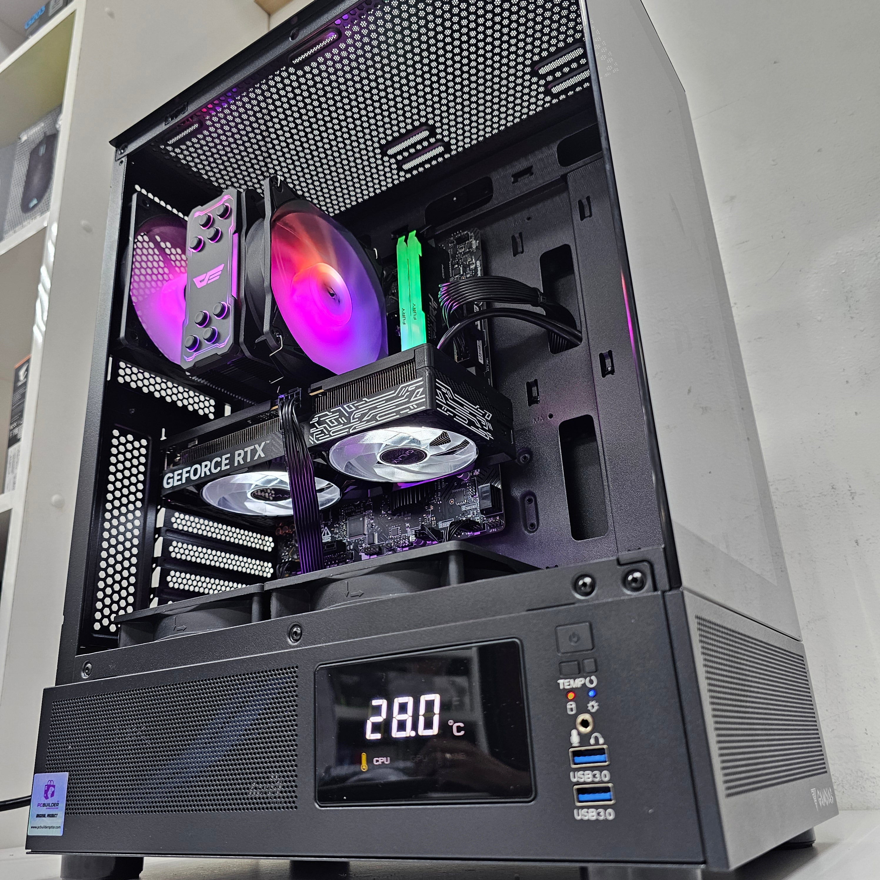MID GAMING PC BLACK 2 - RTX 5050 CLICK OC 8GB - i5-13400F - بي سي ألعاب متوسط