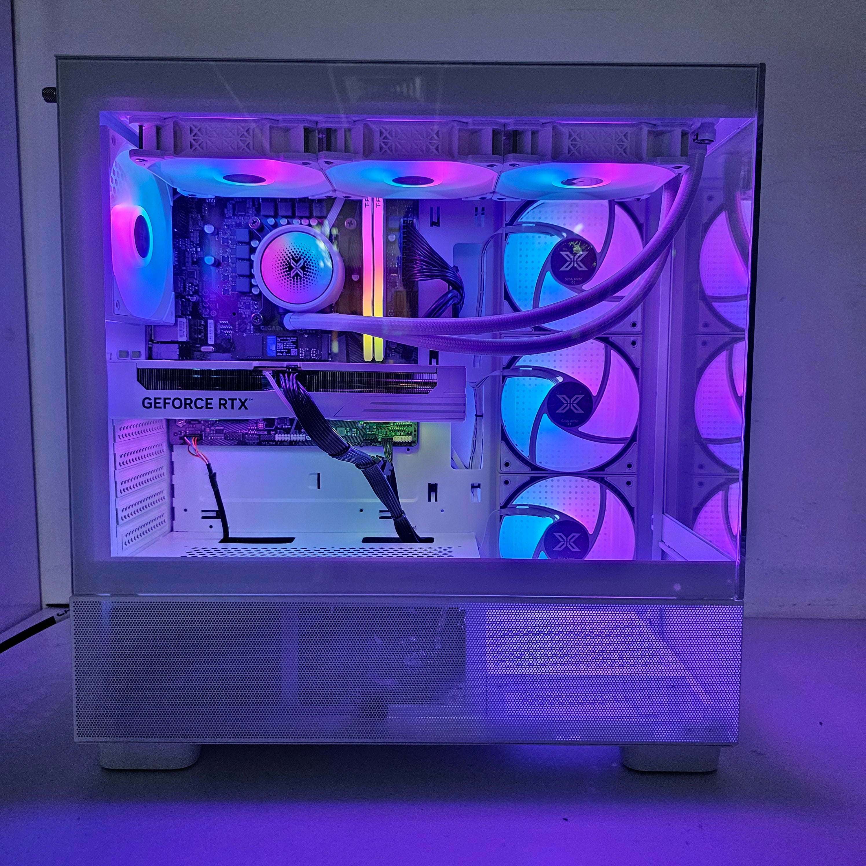 HIGH GAMING PC WHITE 3 - 5060 EX White 8GB GDDR7  - i5-13400F - بي سي ألعاب ممتاز