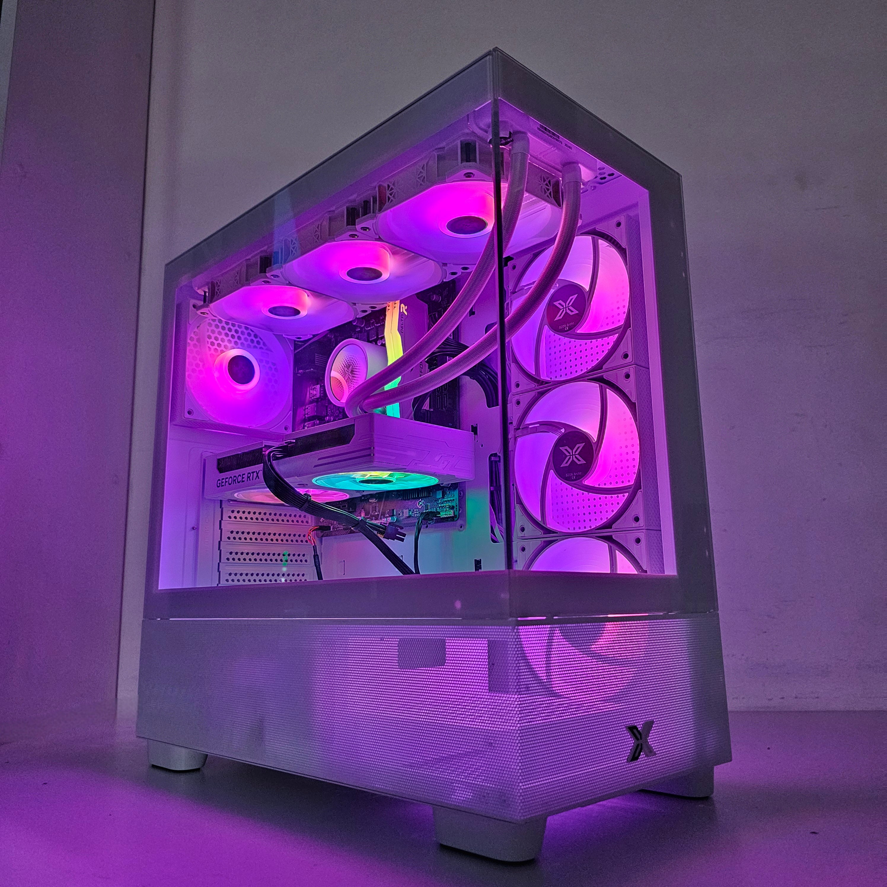 HIGH GAMING PC WHITE 3 - 5060 EX White 8GB GDDR7  - i5-13400F - بي سي ألعاب ممتاز