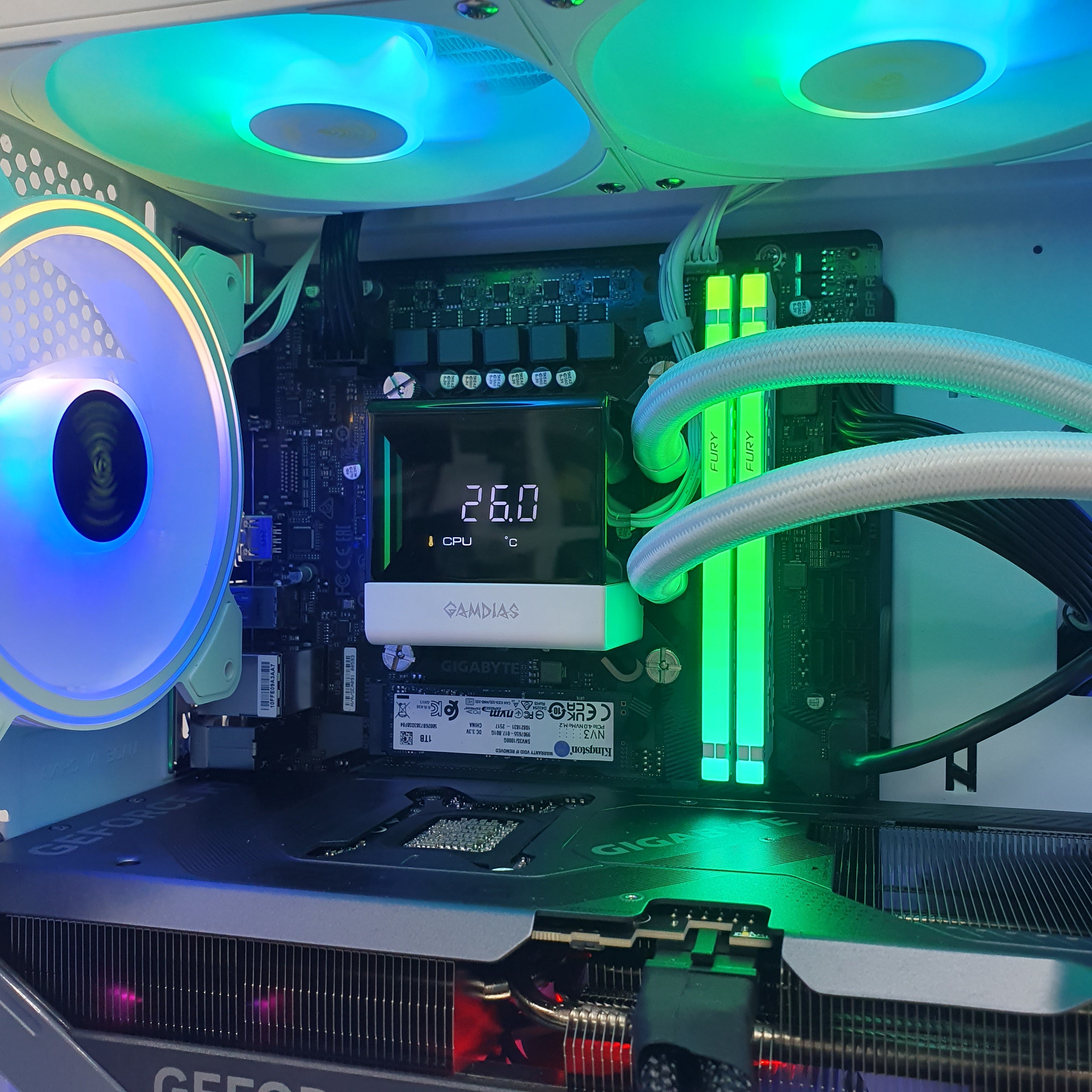 PRO GAMING PC 188 RTX™ 5070 Gaming OC 12GB i7-12700F - بي سي ألعاب ممتاز