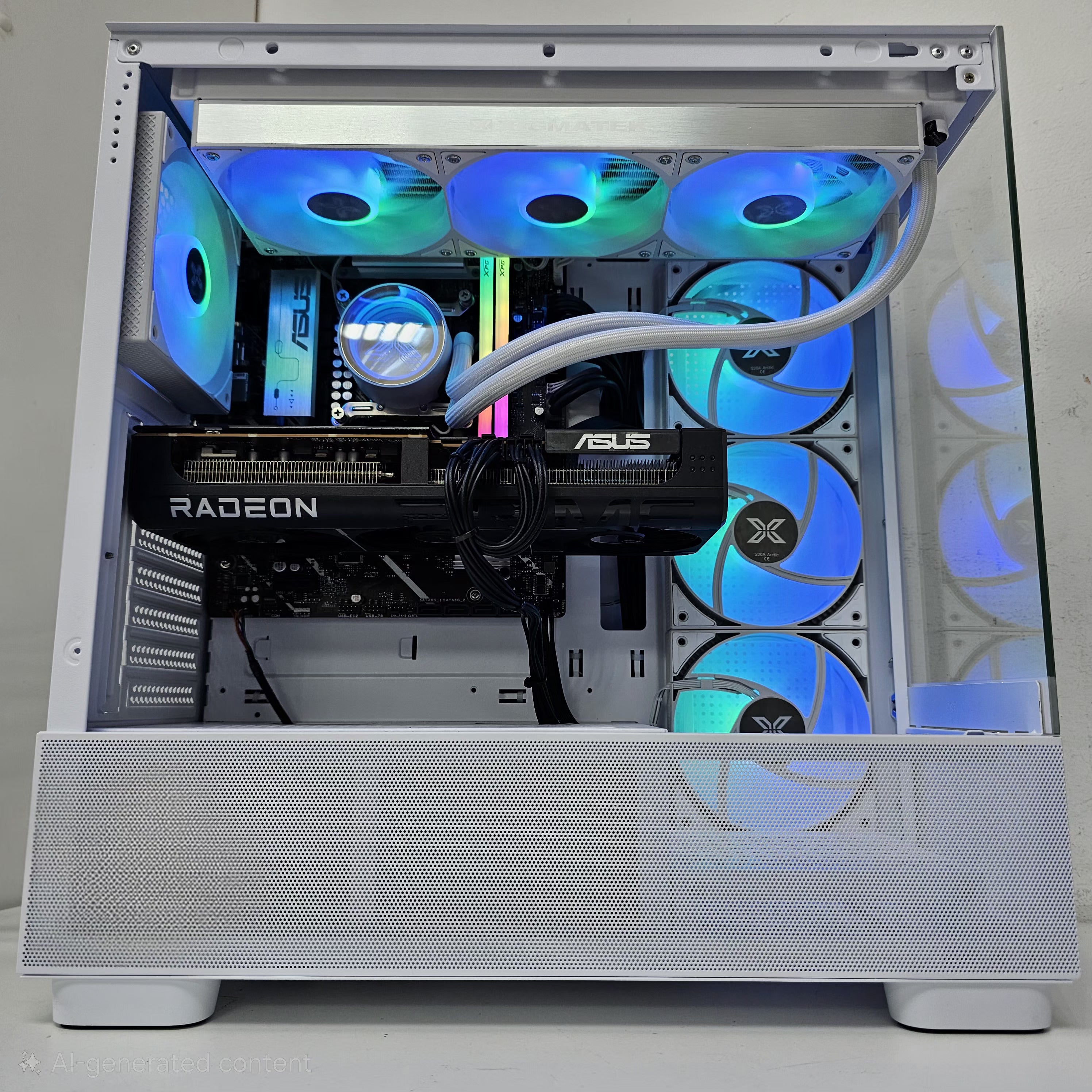 PRO GAMING PC 208 - RX 9070 OC Edition 16GB - Intel Ultra 5 245KF T - 16 GB DDR5 - بي سي ألعاب ممتاز