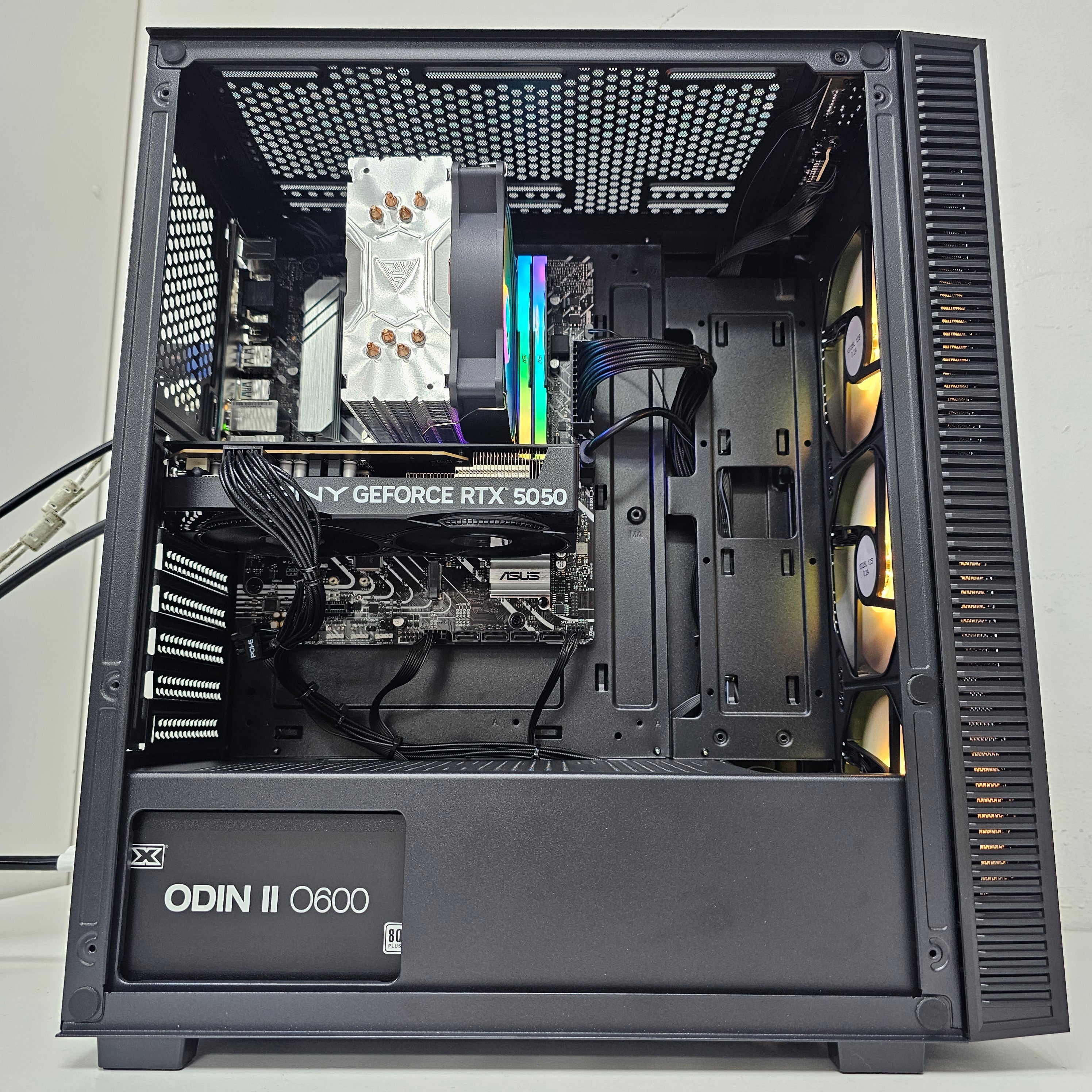 MID GAMING PC RTX™ 5050 Dual Fan 8GB - i5-12400F - 16GB DDR4 - بي سي ألعاب متوسط