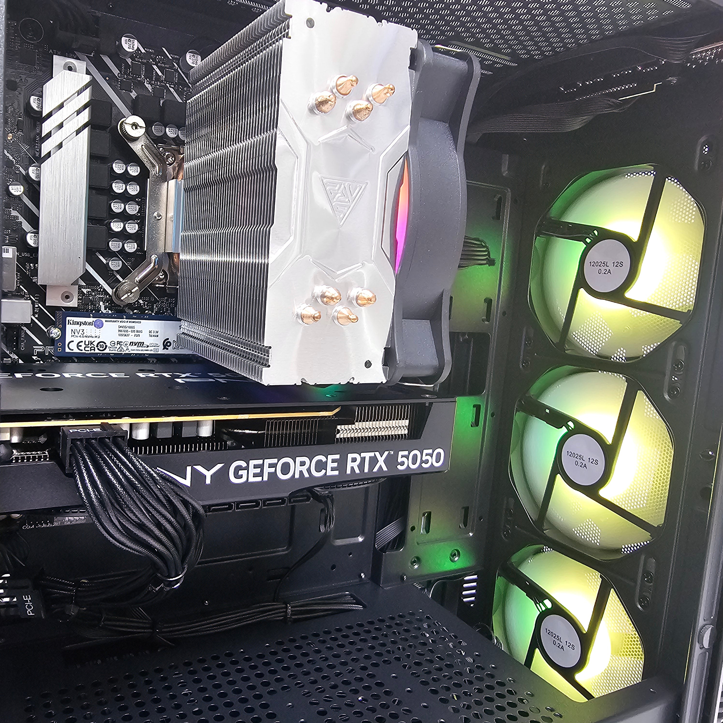 MID GAMING PC RTX™ 5050 Dual Fan 8GB - i5-12400F - 16GB DDR4 - بي سي ألعاب متوسط