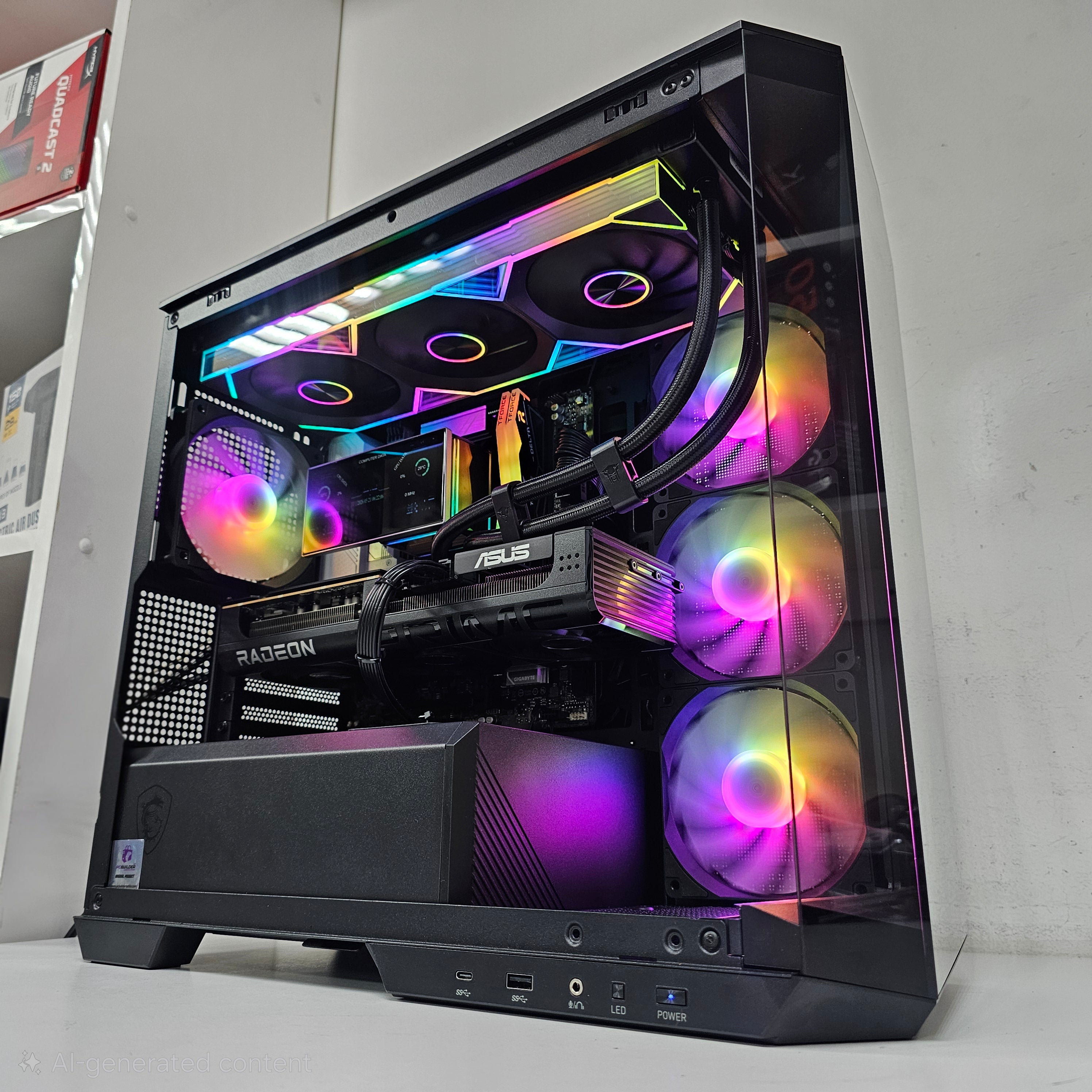 PRO GAMING PC 209 - RX 9070 OC Edition 16GB - Intel Ultra 7 265KF T - 32 GB DDR5 - بي سي ألعاب ممتاز