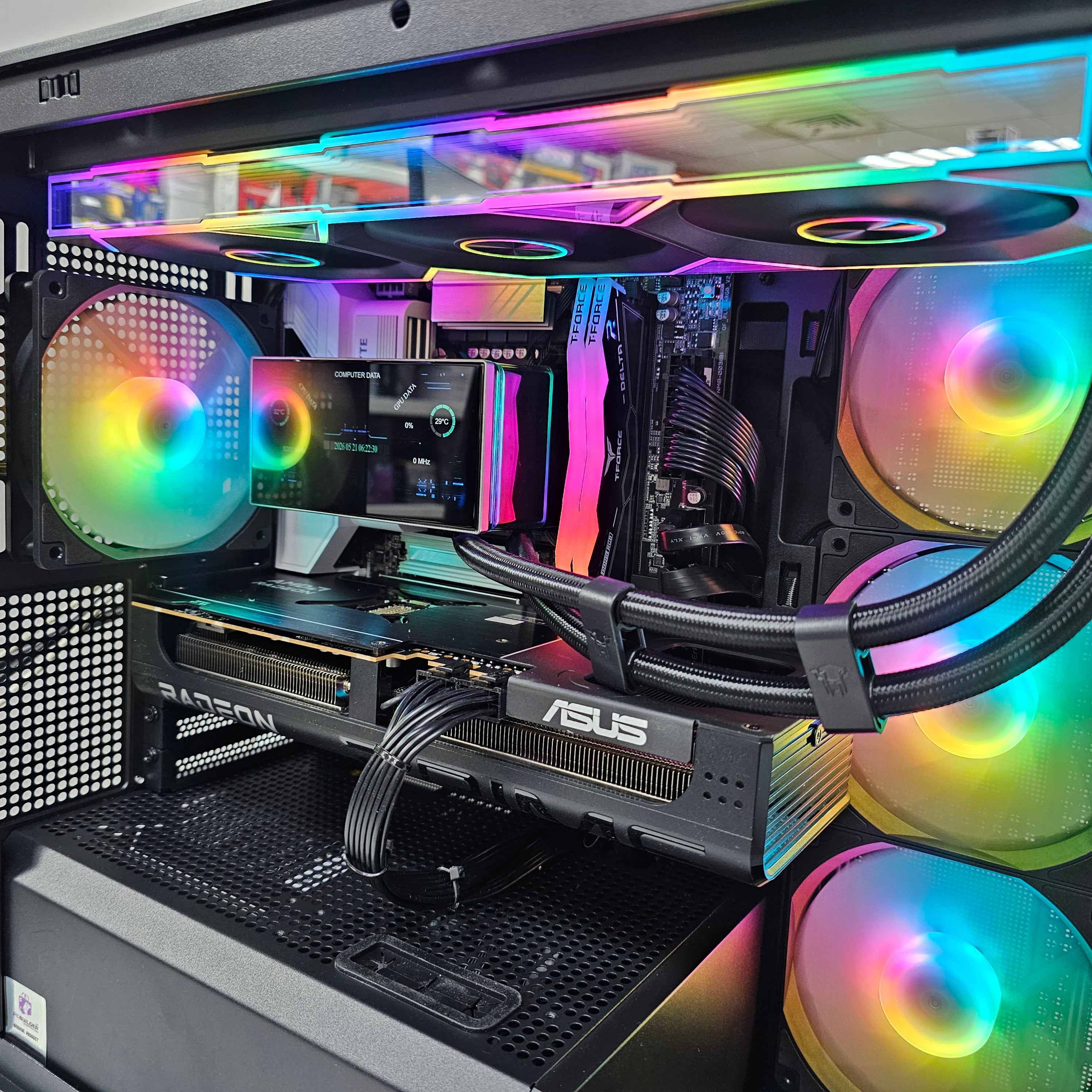 PRO GAMING PC 209 - RX 9070 OC Edition 16GB - Intel Ultra 7 265KF T - 32 GB DDR5 - بي سي ألعاب ممتاز