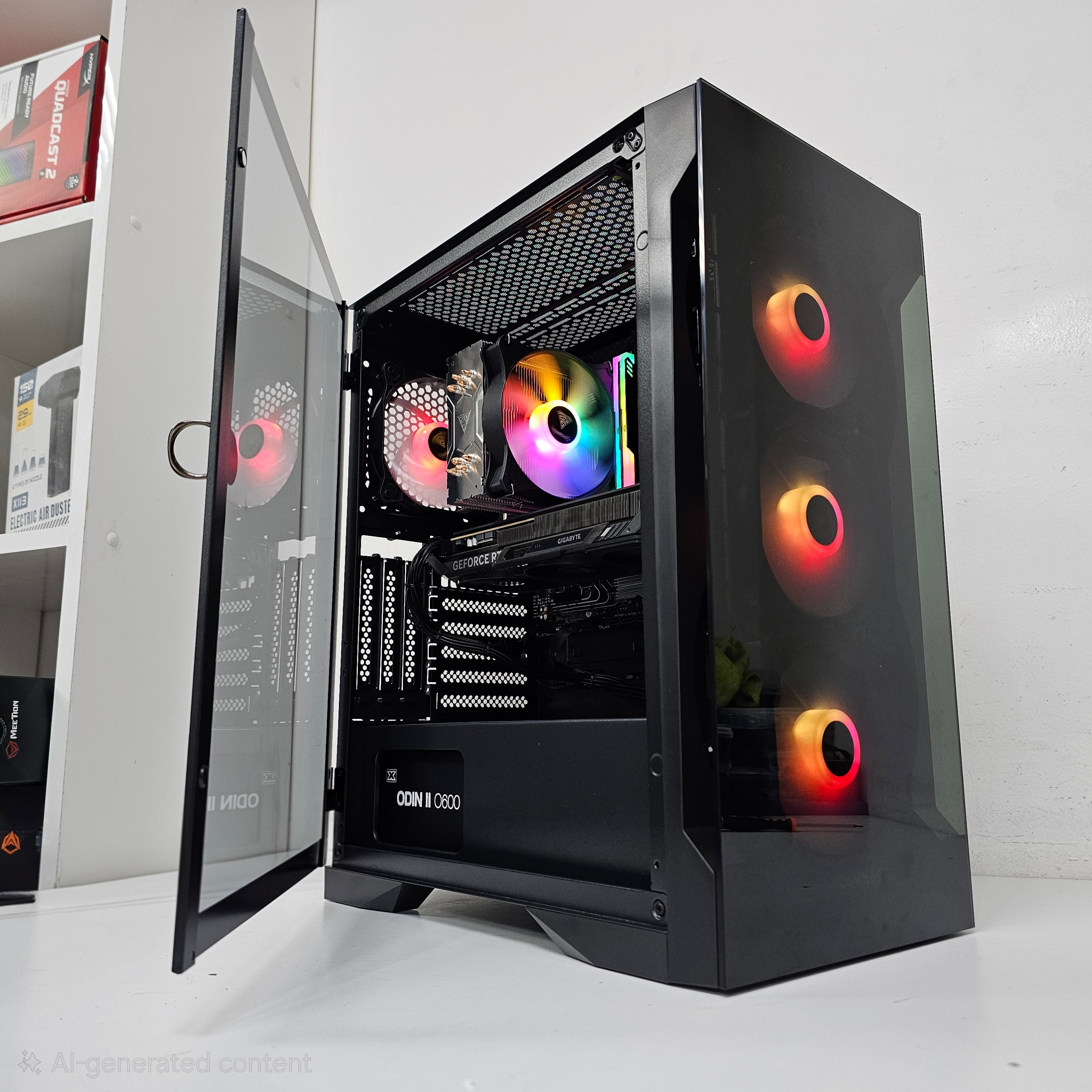 PRO GAMING PC 210 - RX 5050 OC Edition 8GB - Intel Core i5-12400F - 16 GB DDR5 - بي سي ألعاب