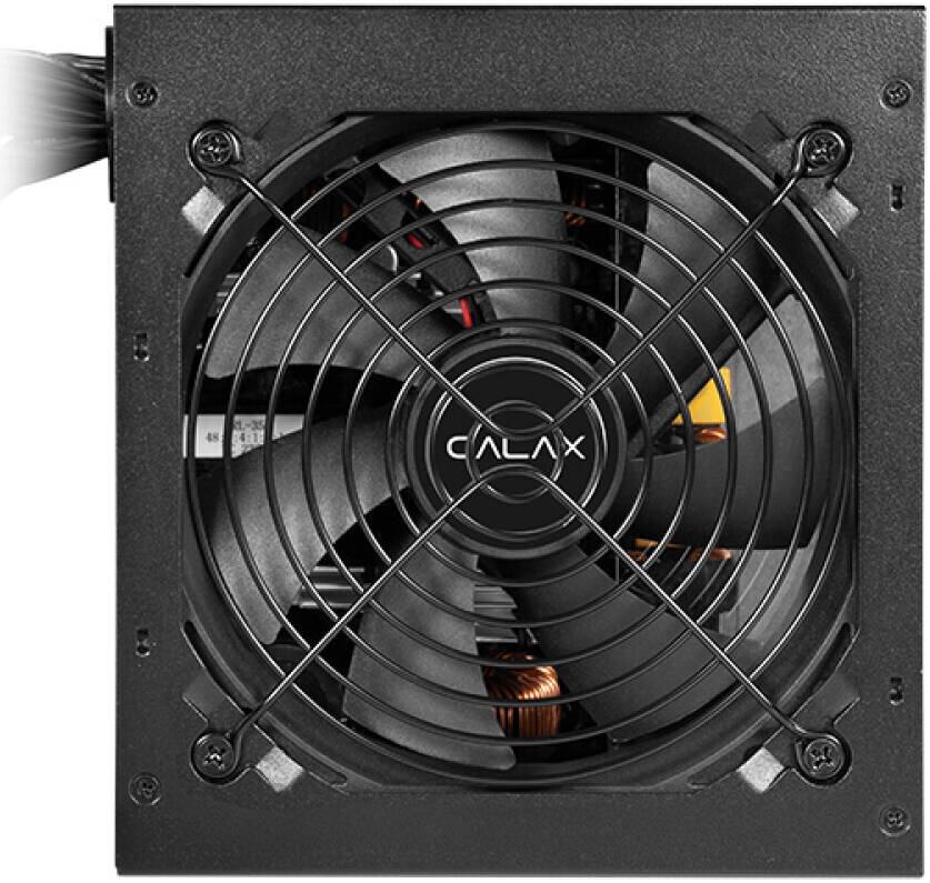 GALAX OMEGA GL650S Non-Modular Power Supply, 650W Power, 80 PLUS Bronze Efficiency, Cybenetics Bronze, 105° C-Rated Capacitors, DC/DC conversion, Black - مزوط طاقه