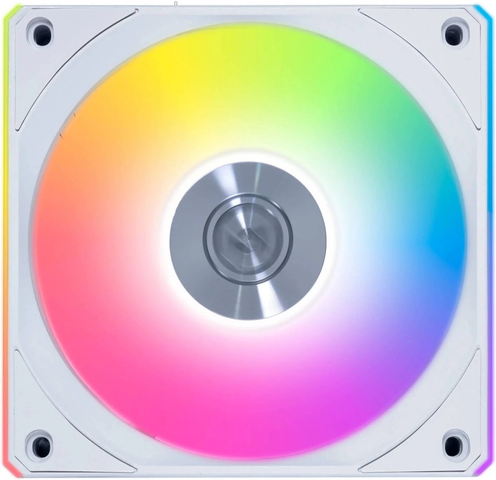 Lian Li UNI FAN CL Wireless Reverse 120mm – White (1 Pack) -  مروحة عكسية بيضاء