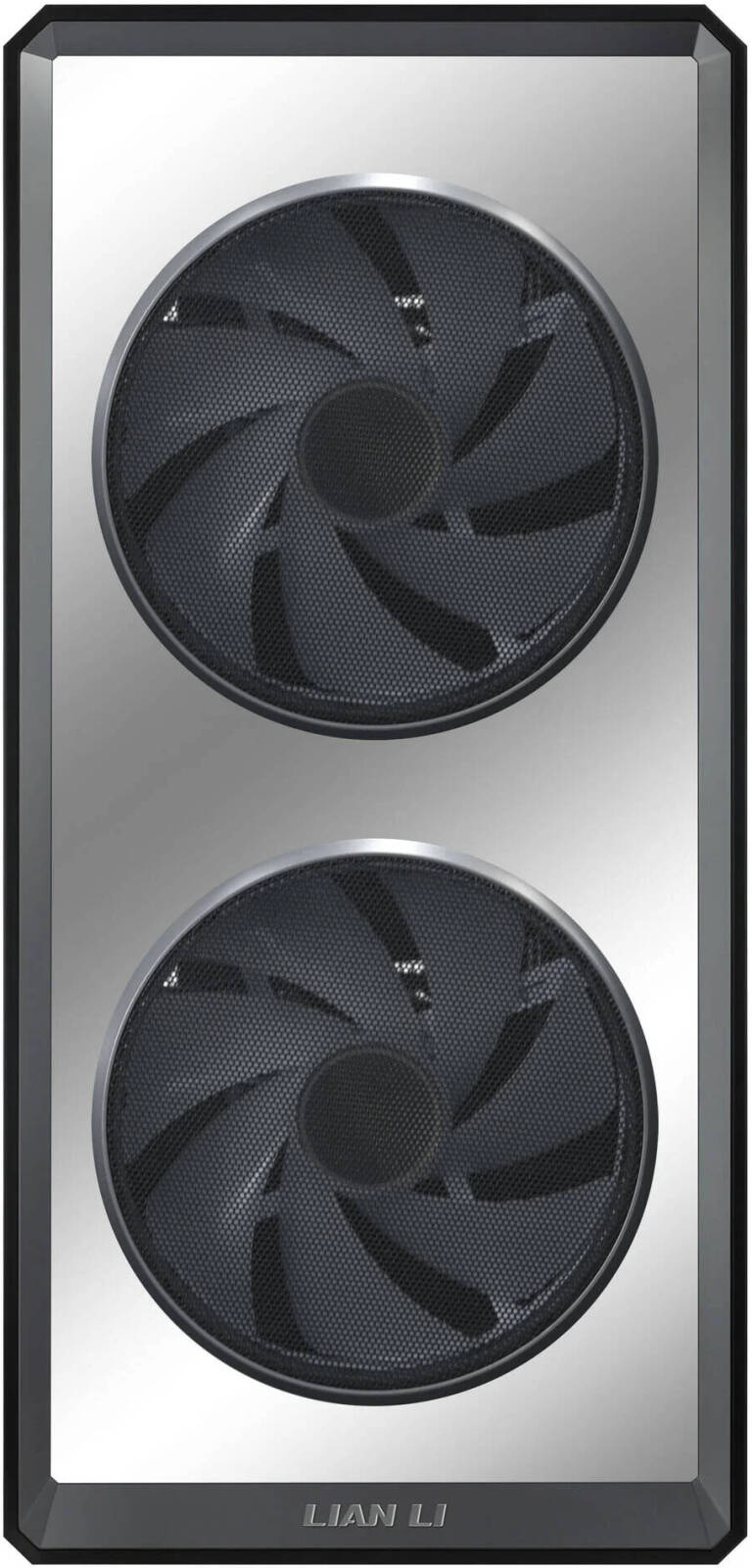 Lian Li LANCOOL 217 INF Infinity Mirror Computer Case, Mid-Tower ATX PC Case with Pre-Installed Fans, Black - كيس اسود