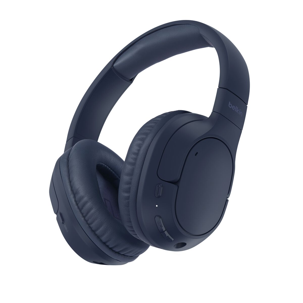 Belkin SoundForm Surround Wireless Over-Ear Headphones, 60H Battery, Multipoint, Blue