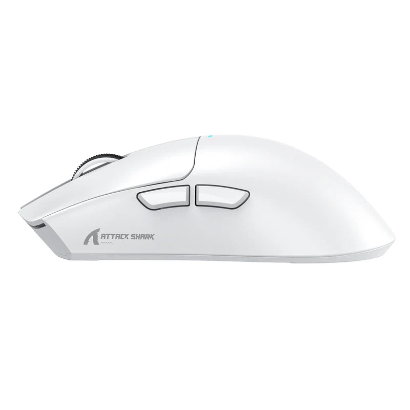 ATTACK SHARK X11 Wireless Gaming Mouse with Charging Dock White - ماوس قيمنق وايرليس