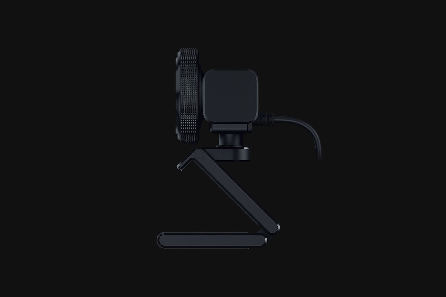 Razer Kiyo V2 X 2K (1440p) 60FPS Streaming Webcam Auto Focus - Built-in Microphone - Wide Angle Lense - Integrated Privacy Shutter - Works with OBS, Xsplit, Streamlabs, Discord, Zoom, Teams – Black -  كاميرا ريزر