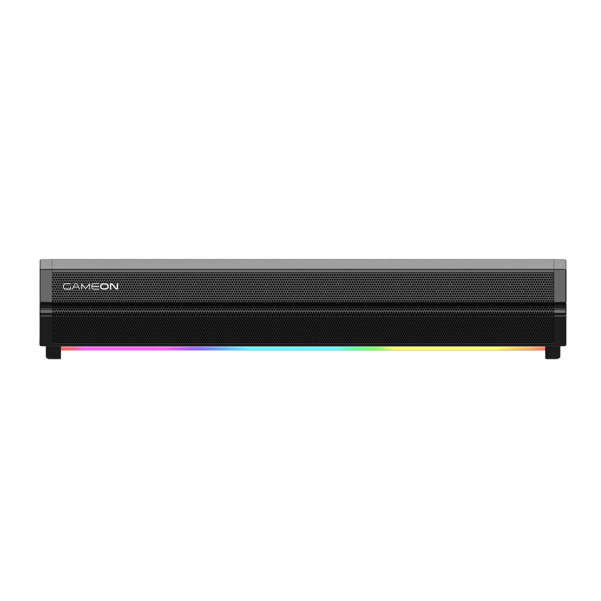 GameOn Sonicstorm X Wireless RGB Gaming Soundbar, Bluetooth 5.3, TWS Mode, 2400mAh, Black - مكبر صوت