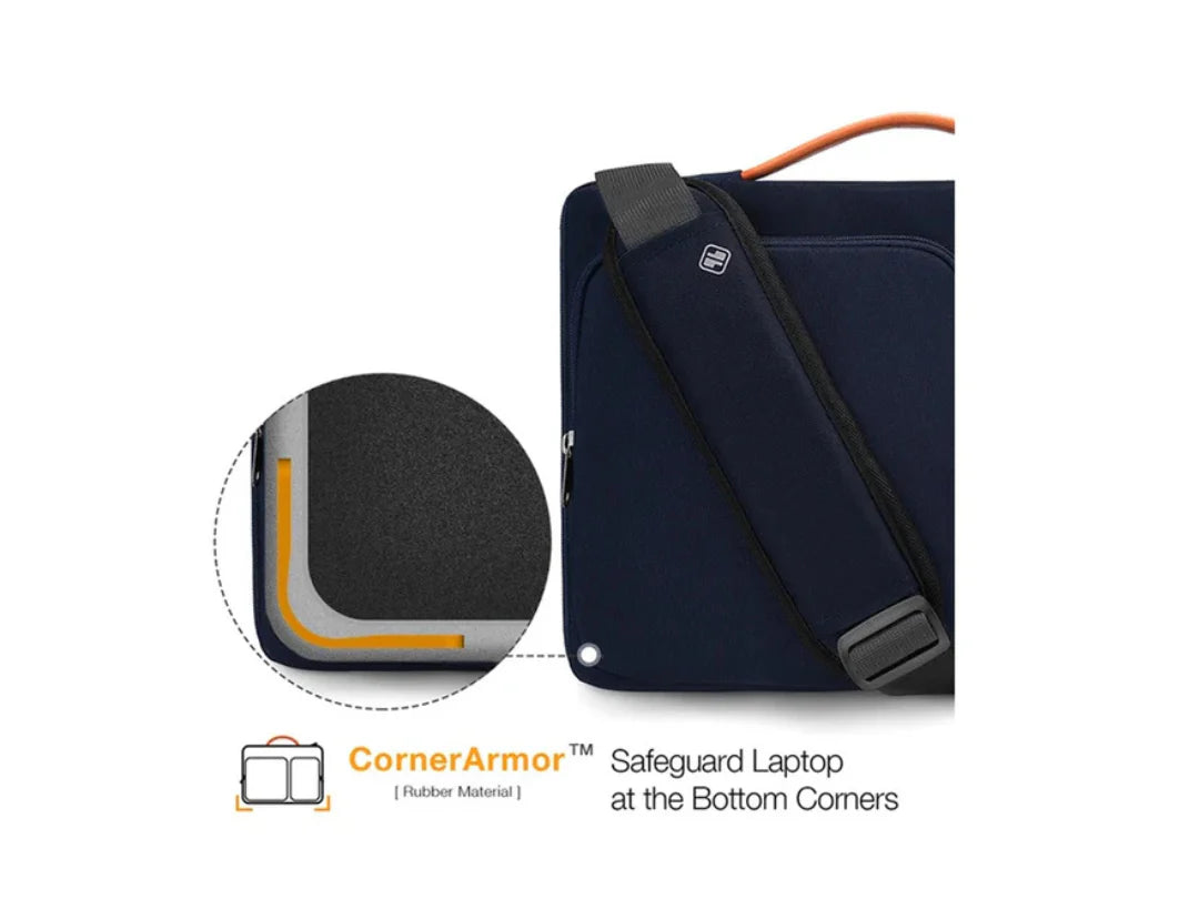 Tomtoc Versatile A42 Bag For 15.6'' Universal Laptop - Dark Blue - حقيبه لابتوب