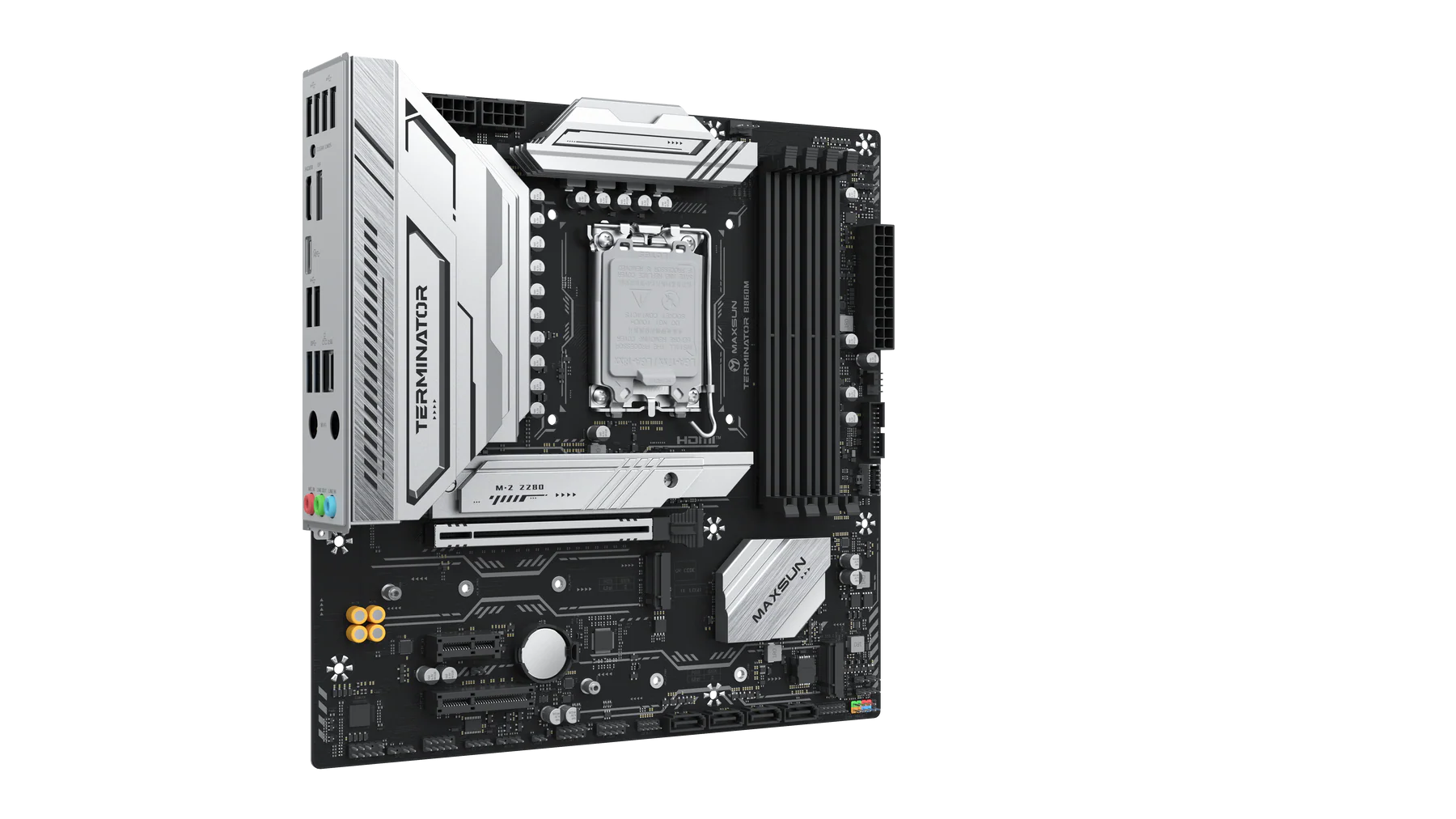 MAXSUN Terminator B860M WIFI DDR5 LGA 1851 M-ATX Intel Motherboard - اللوحة الأم