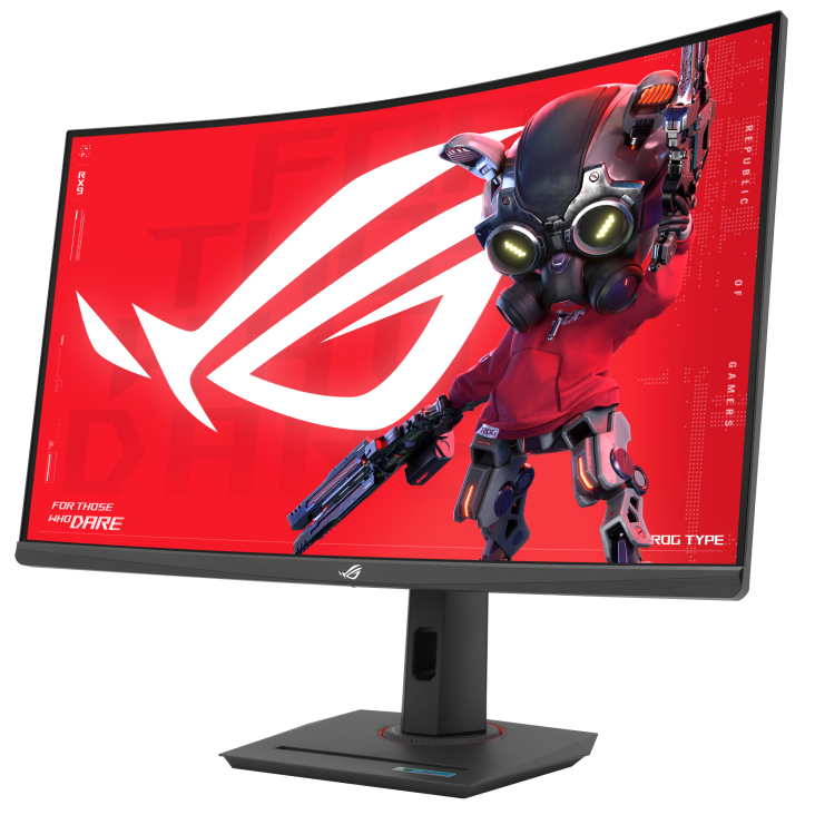 ASUS ROG Strix XG32WCMS 32” Curved Gaming Monitor (QHD 1440p, 240Hz, 0.5ms, Fast VA, FreeSync Premium, USB-C, HDR) - شاشة ألعاب