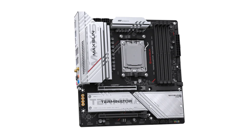MAXSUN Terminator B850M PRO WIFI Motherboard, AM5, DDR5, Overclocking Support - اللوحة الأم