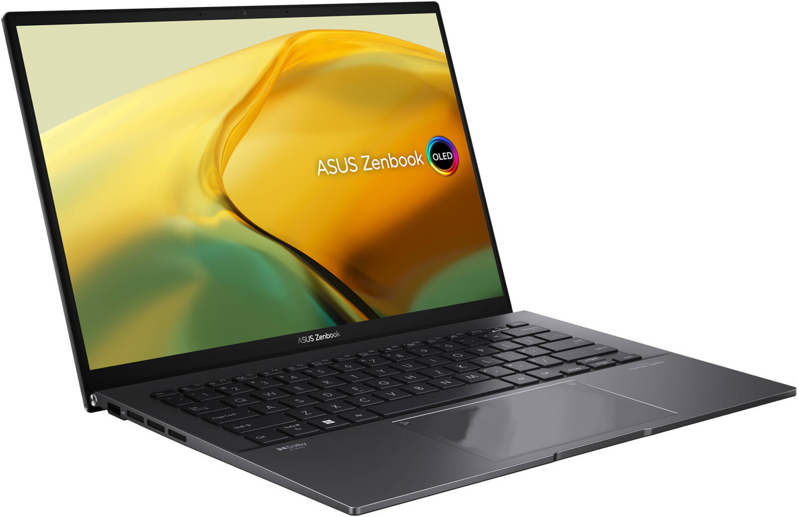 Asus Zenbook 14 OLED Laptop UM3402YA-KM766W, 14-inch 3K OLED 90Hz, R5 7430U, 8GB RAM 512GB SSD Black - لابتوب