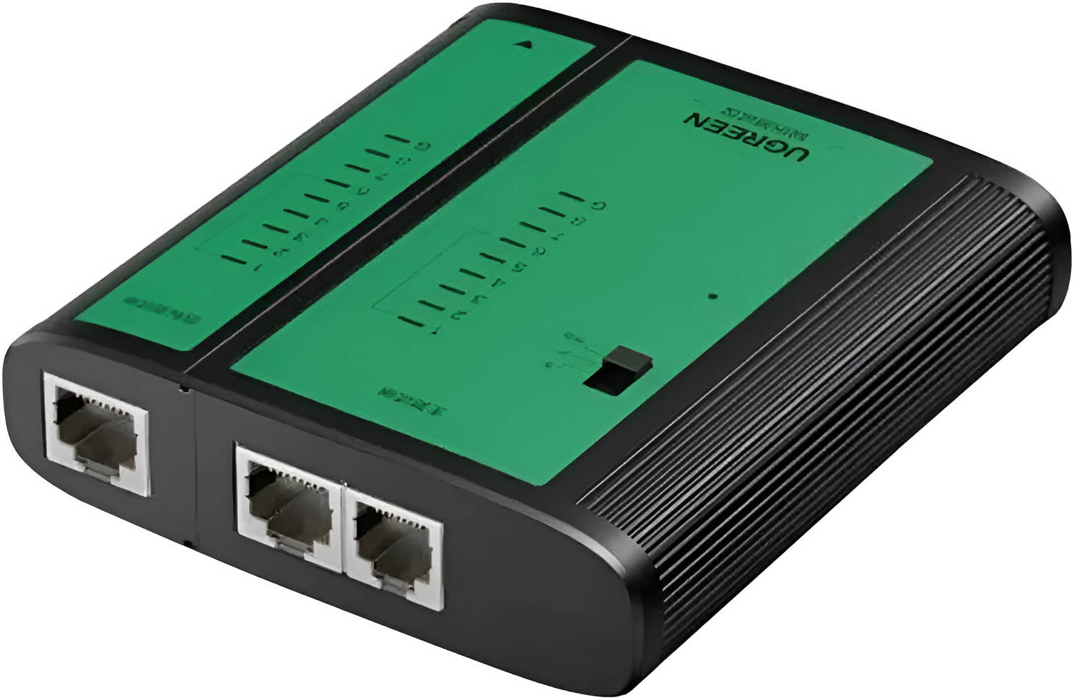 GREEN NW167 Network & Telephone Cable Tester, x1 8P8C RJ45 & x1 6P6C RJ12 Output, 1x 8P8C RJ45 & x1 6P6C RJ12 Input, Indicator Light, BNC Coaxial Cable Test Ethernet, Black - فاحص للاثرنت GREEN NW167 Network & Telephone Cable Tester, x1 8P8C RJ45 & x1 6P6C RJ12 Output, 1x 8P8C RJ45 & x1 6P6C RJ12 Input, Indicator Light, BNC Coaxial Cable Test Ethernet, Black - فاحص للاثرنت