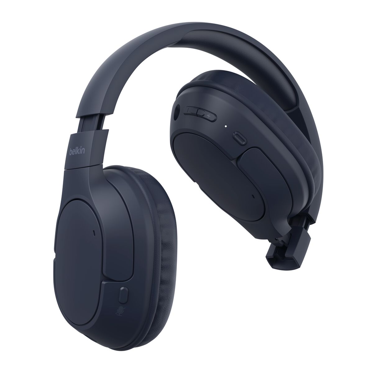 Belkin SoundForm Surround Wireless Over-Ear Headphones, 60H Battery, Multipoint, Blue