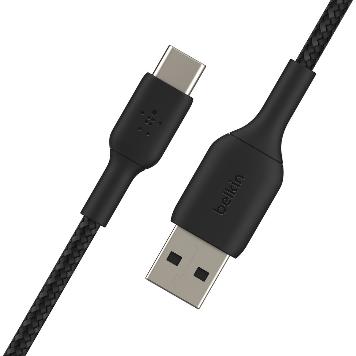 Belkin BoostCharge Braided USB-C to USB-A Charging & Sync Cable 2m, 15W, USB-IF, Black