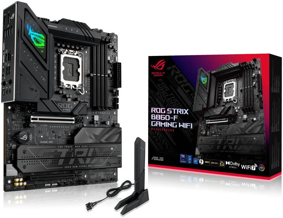ASUS ROG Strix B860-F Gaming WiFi LGA 1851 ATX Motherboard - لوحه ام ASUS ROG Strix B860-F Gaming WiFi LGA 1851 ATX Motherboard - لوحه ام