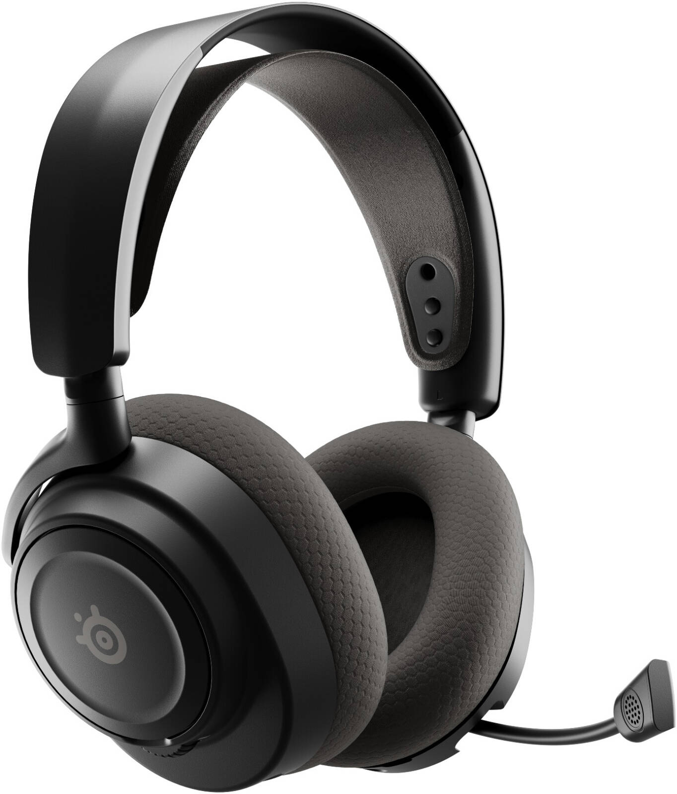 SteelSeries Arctis Nova 7 Gen 2 Wireless Gaming Headphones, Neodymium Magnetic Drivers, 360° Spatial Audio, Noise Rejecting Mic, 50h Battery Life, Black - سماعه وايرليس