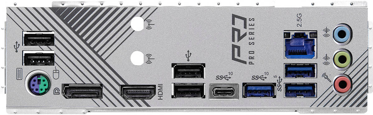 ASRock Z790 Pro RS LGA1700 ATX Motherboard, Intel Z790 Chipset, 4x 2 Channel DDR5 128GB Max - لوحه الام