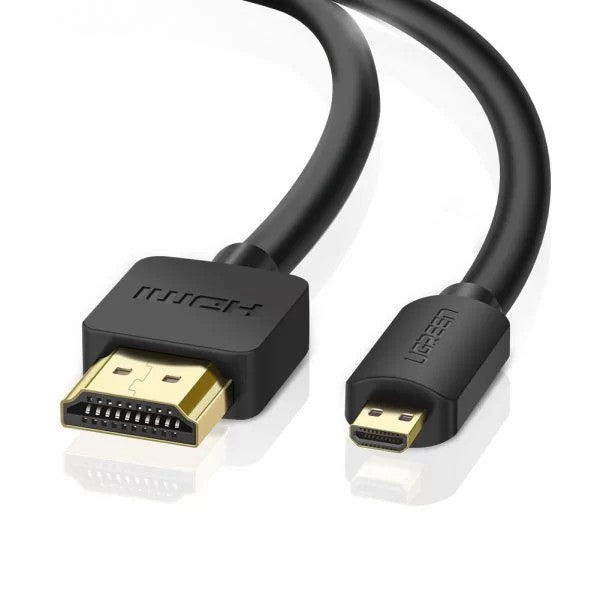UGREEN Micro HDMI to HDMI Cable 2m (Black)-كيبل اتش دي أم أي
