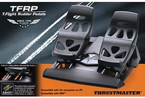 Thrustmaster TFRP T. Flight Rudder Pedals for PC, PlayStation and Xbox - دواسة ألعاب
