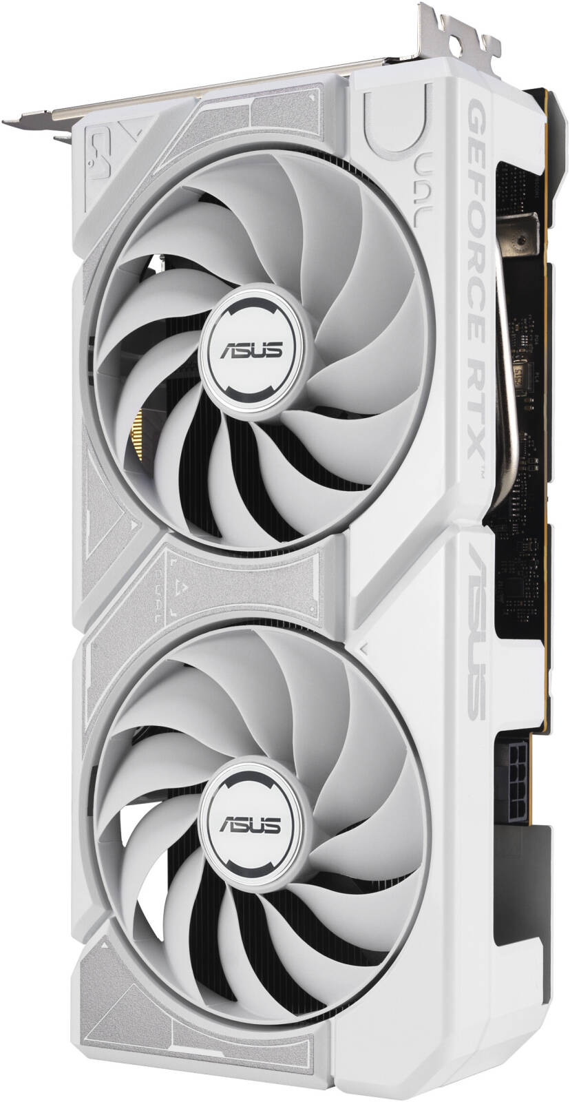 ASUS Dual GeForce RTX 5060 White OC Edition 8GB GDDR7 Graphics Card, 8GB GDDR7 128-Bit Memory, 2535MHz Boost Clock, 28 Gbps Memory Speed, 3840 CUDA Cores, PCI Express 5.0, White - كرت شاشه أبيض