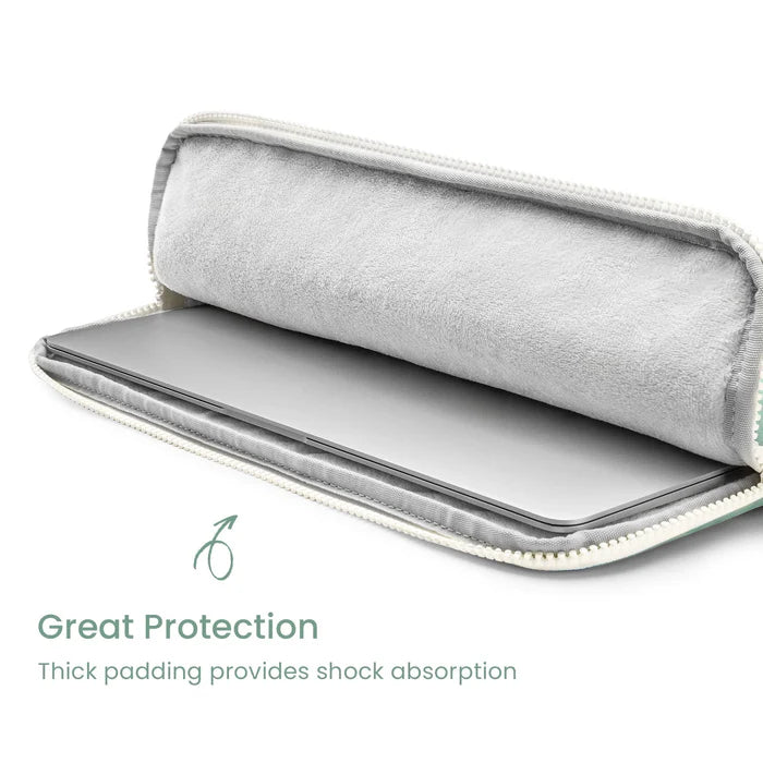 Tomtoc Defender-A23 Jelly Laptop Sleeve Kit For 13-inch Macbook Air - Green - حقيبه لابتوب