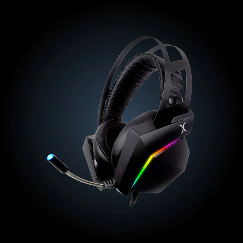 FoxXray FXR-SAU-36 Varystar RGB 7.1 Surround Sound USB Gaming Headset – 50mm Drivers, Omnidirectional Mic & Noise Isolation - سماعات قيمنق