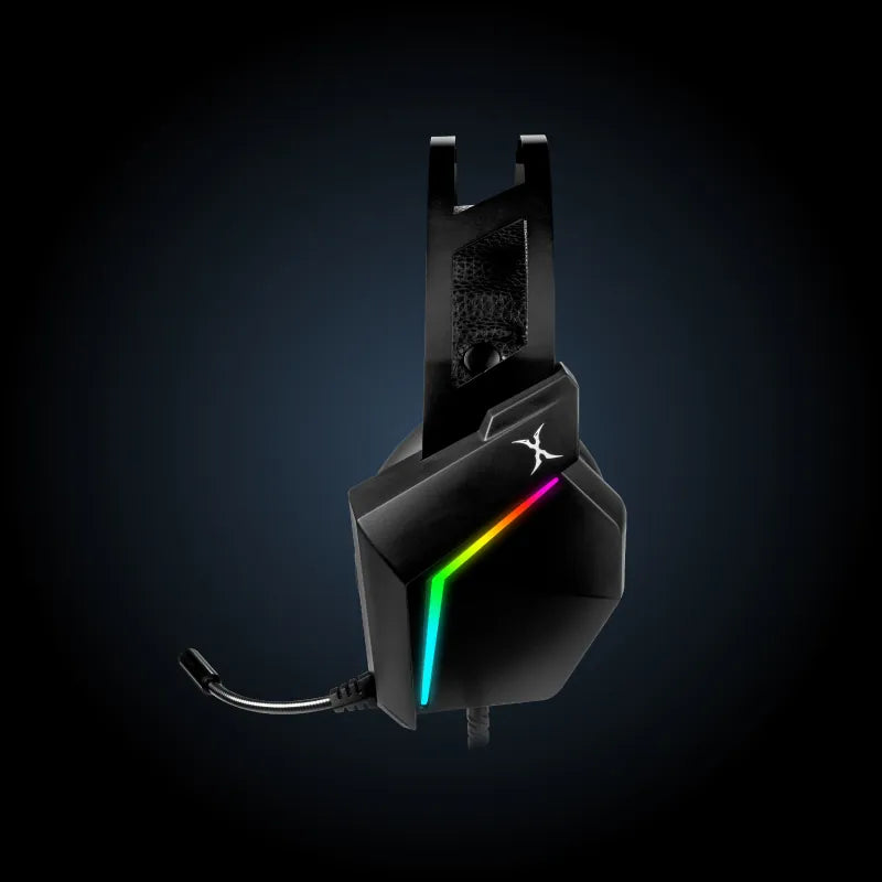 FoxXray FXR-SAU-36 Varystar RGB 7.1 Surround Sound USB Gaming Headset – 50mm Drivers, Omnidirectional Mic & Noise Isolation - سماعات قيمنق