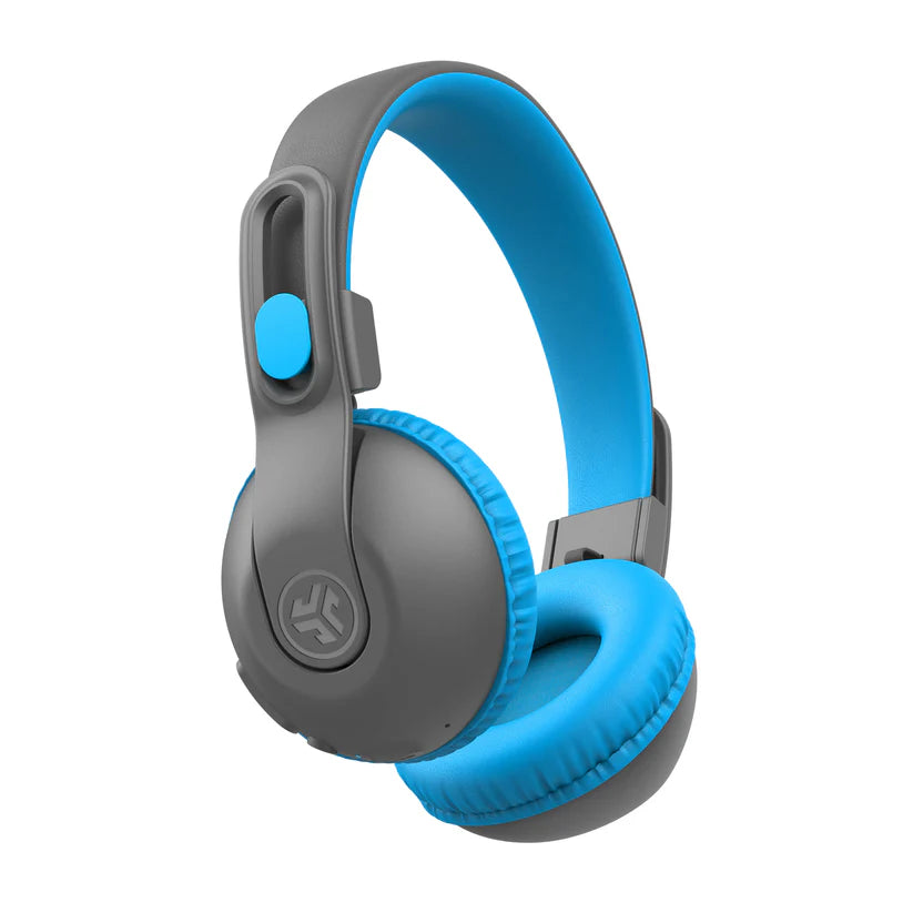 JLab JBuddies Studio 2 WIRELESS + WIRED KIDS HEADPHONES, Blue - سماعات لا سلكية للأطفال