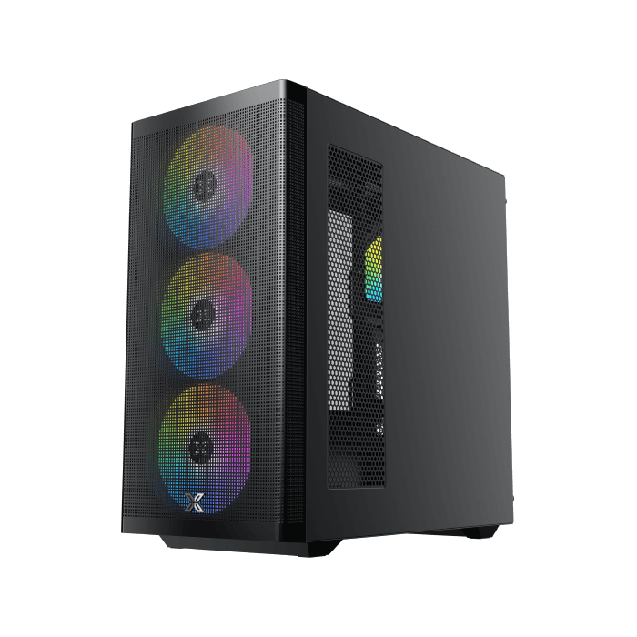 Xigmatek Osiris E-ATX Mid Tower PC Case With 4x 120mm ARGB Fans -كيس كمبيوتر