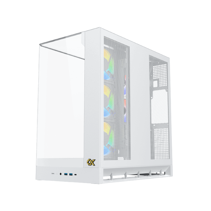 XIGMATEK PANO II ARCTIC WHITE CASE- كيس العاب ابيض