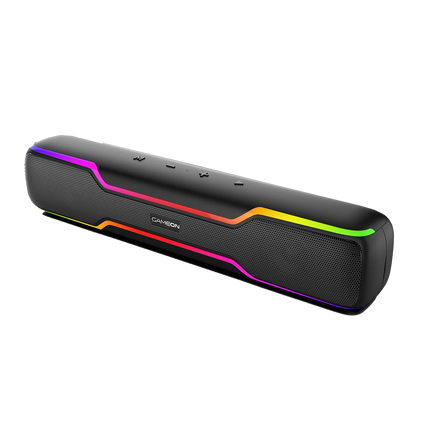 GAMEON Dominator Blaze Wireless RGB Gaming Soundbar - Black - سماعه سبيكر