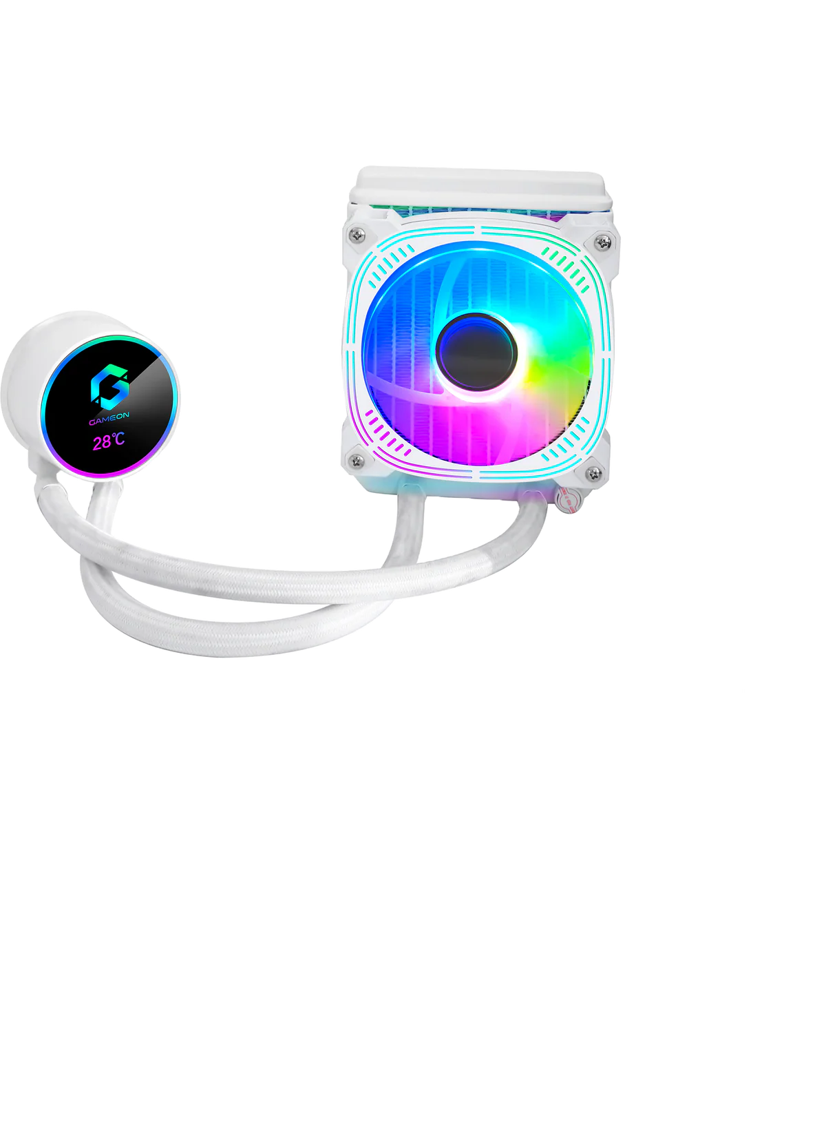 GAMEON - TUPOLEV II 120mm Liquid CPU Cooler - White - مبرد