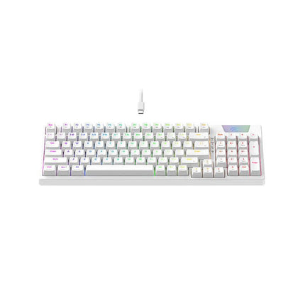 HAVIT GAMENOTE KB885L RGB Mechanical Keyboard White - لوحة مفاتيح أبيض