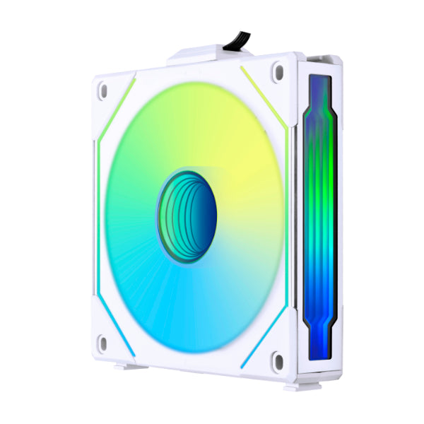 Lian Li UNI FAN SL Infinity Reverse Wireless 120mm White (Single Pack) - مروحة بيضاء