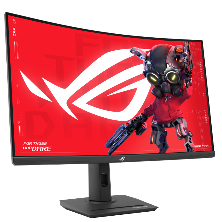 ASUS ROG Strix XG32WCMS 32” Curved Gaming Monitor (QHD 1440p, 240Hz, 0.5ms, Fast VA, FreeSync Premium, USB-C, HDR) - شاشة ألعاب
