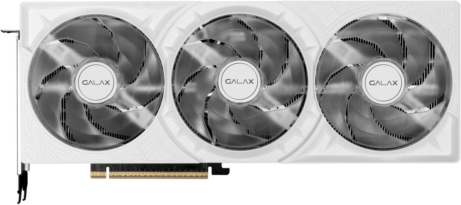 GALAX GeForce RTX 5080 1-Click OC Graphics Card, 16GB GDDR7 256-Bit Memory, 2625MHz Boost Clock, 30 Gbps Memory Speed, 10752 CUDA Cores, PCI-Express 5.0, White - كرت شاشه أبيض