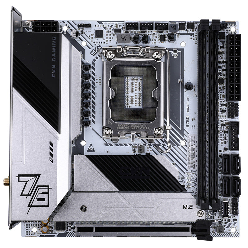COLORFUL CVN B760I FROZEN WIFI V20 Motherboard – Intel LGA 1700, Mini-ITX, DDR5, Dual PCIe 4.0 M.2, Wi-Fi 6 Engine & 2.5G LAN