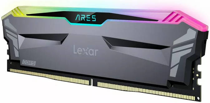 Lexar ARES RGB DDR4 RAM 16GB Kit (2x8GB) 3600MHz CL18 DDR4 Black - الذاكرة العشوائية