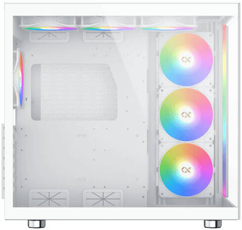 Xigmatek Aqua Ultra Air Arctic E-ATX Computer Case, White - كيس أبيض