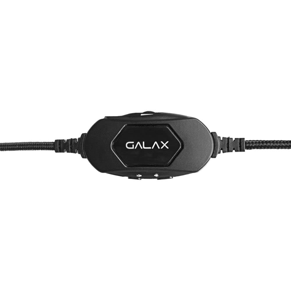 GALAX Gaming Headset SNR-03, 7.1 Surround Sound, RGB, USB, Black - سماعات قيمنق