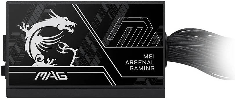 MSI MAG A750BN PCIE5 III 750W Power Supply – 80 PLUS Bronze, ATX 3.1 & PCIe 5.1 Ready, 12V-2x6 Cable, Black - مزود طاقة